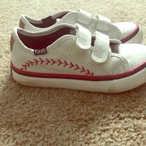 Worn once Keds baseball shoes. Size 10 toddler
